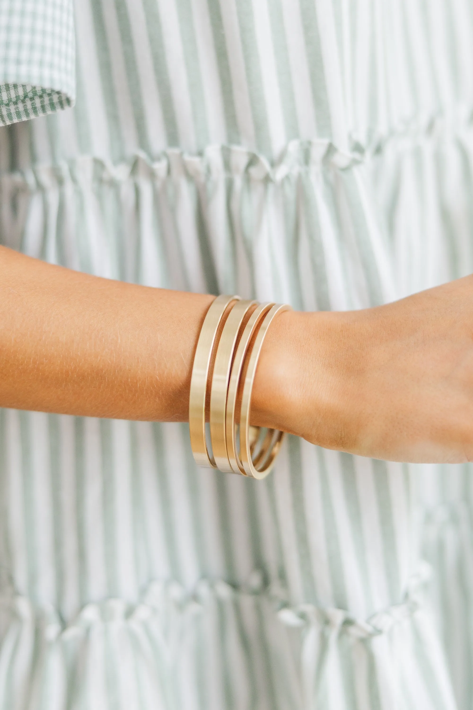 As You Move Gold Bracelet