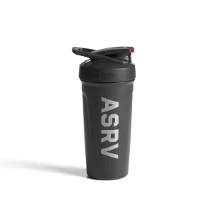 ASRV x Blender Bottle Strada Insulated Stainless Steel Shaker - Black/Red "ASRV" ASRV