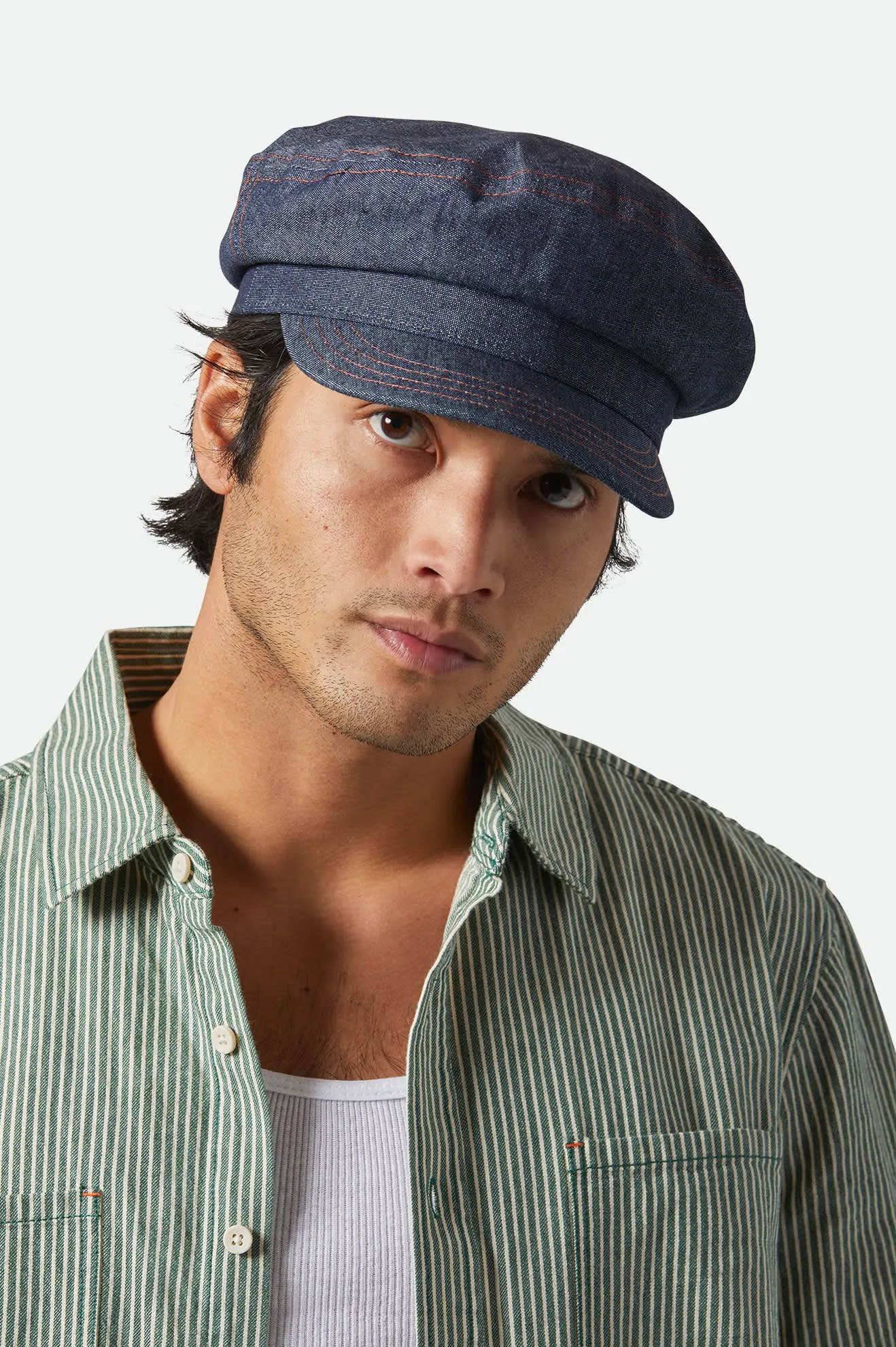 Assembly Fiddler Fisherman Cap - Indigo Brixton