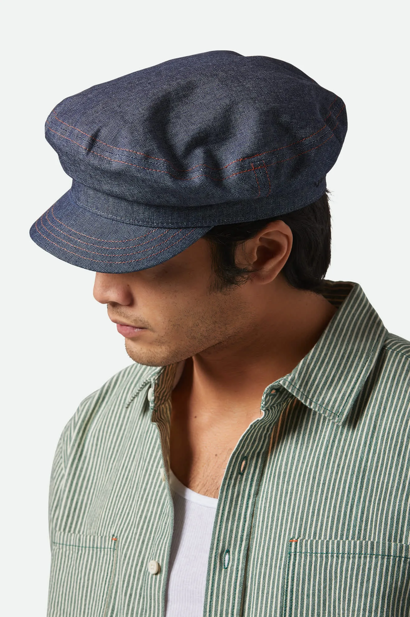 Assembly Fiddler Fisherman Cap - Indigo Brixton