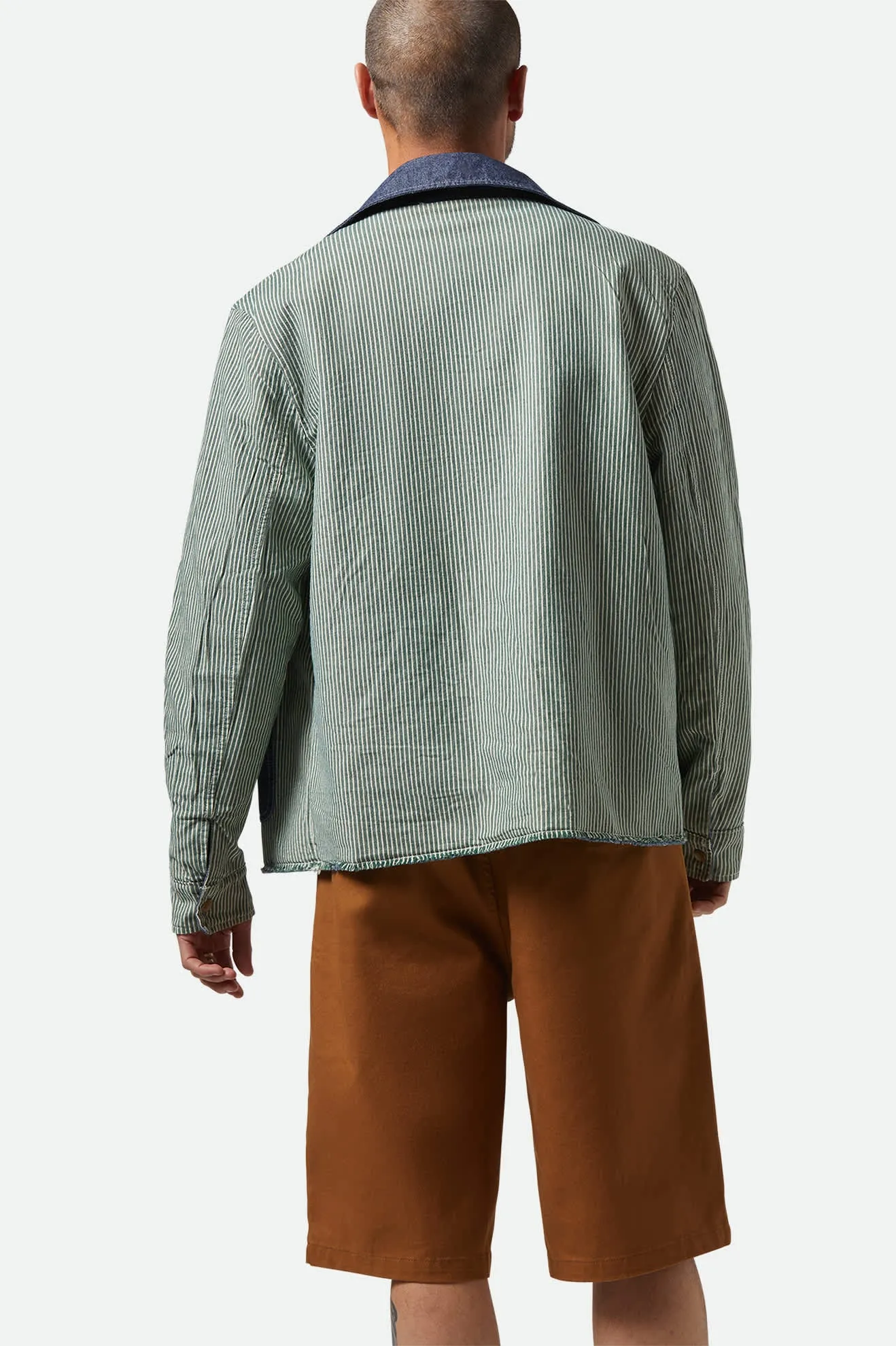 Assembly Reversible Chore Jacket - Indigo/Pine Needle/Whitecap Brixton