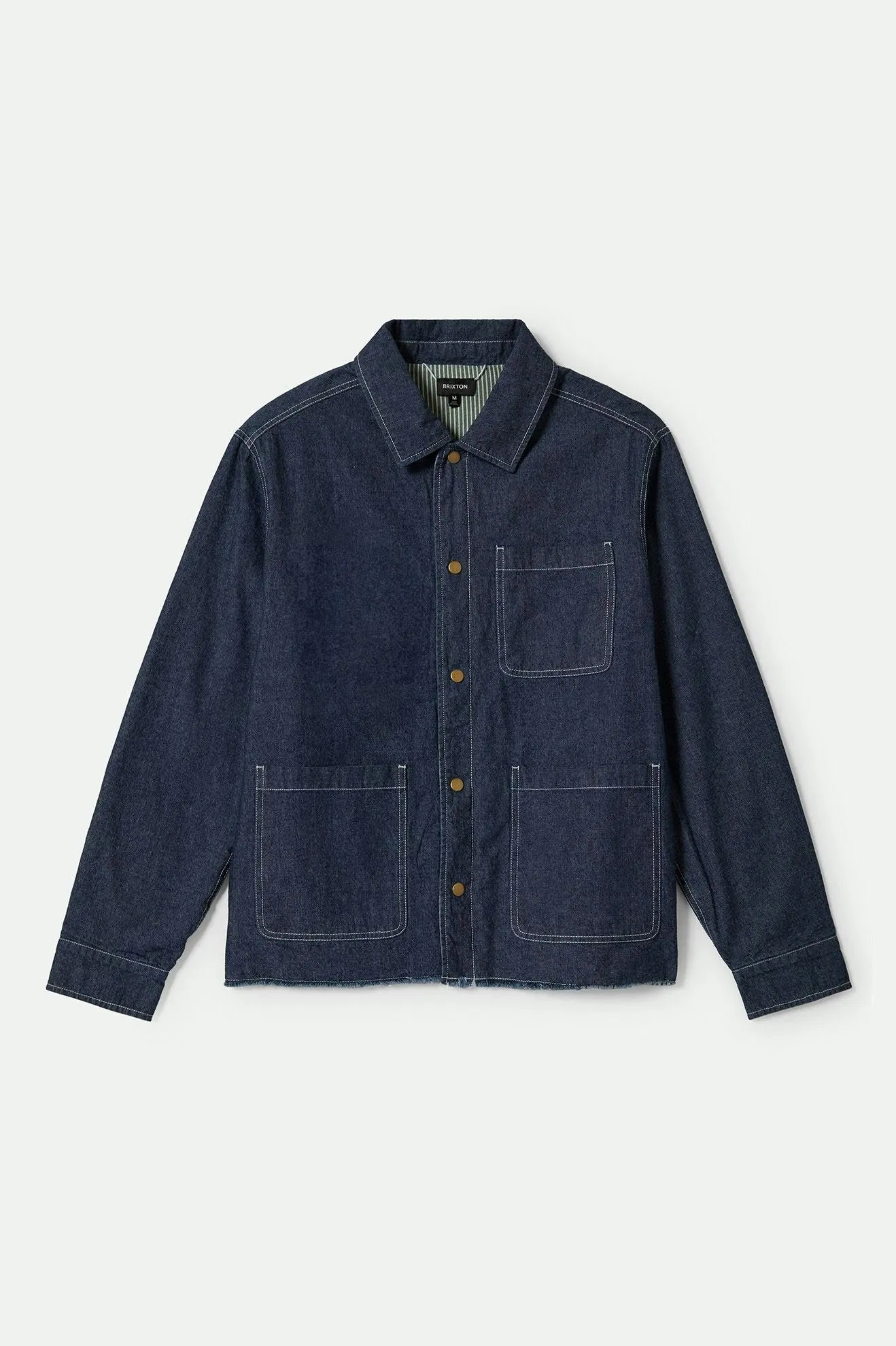 Assembly Reversible Chore Jacket - Indigo/Pine Needle/Whitecap Brixton