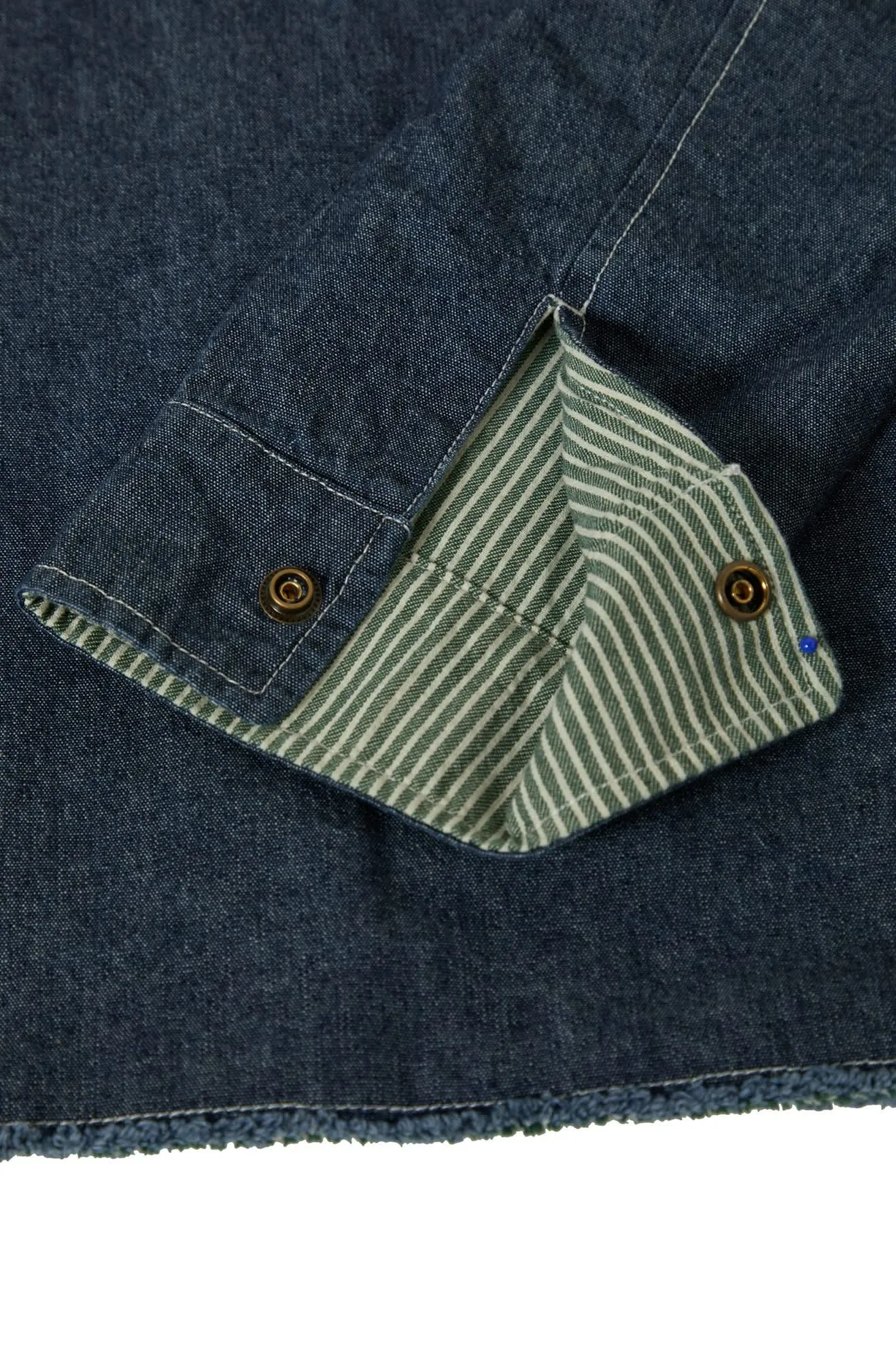 Assembly Reversible Chore Jacket - Indigo/Pine Needle/Whitecap Brixton