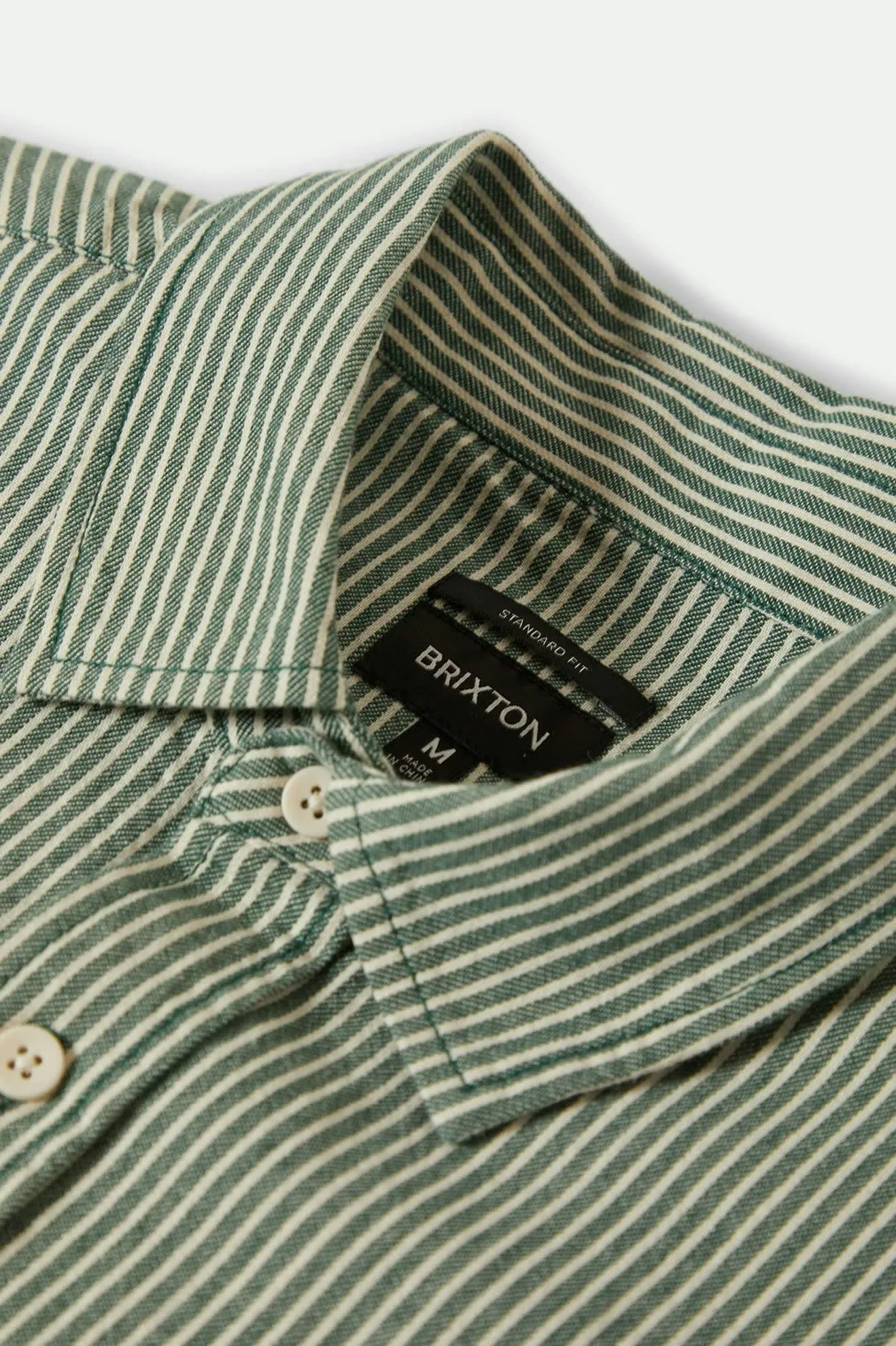 Assembly S/S Shirt - Pine Needle/Whitecap Brixton