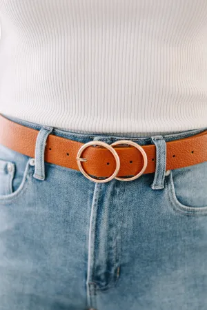 At Your Service Cognac Brown Belt