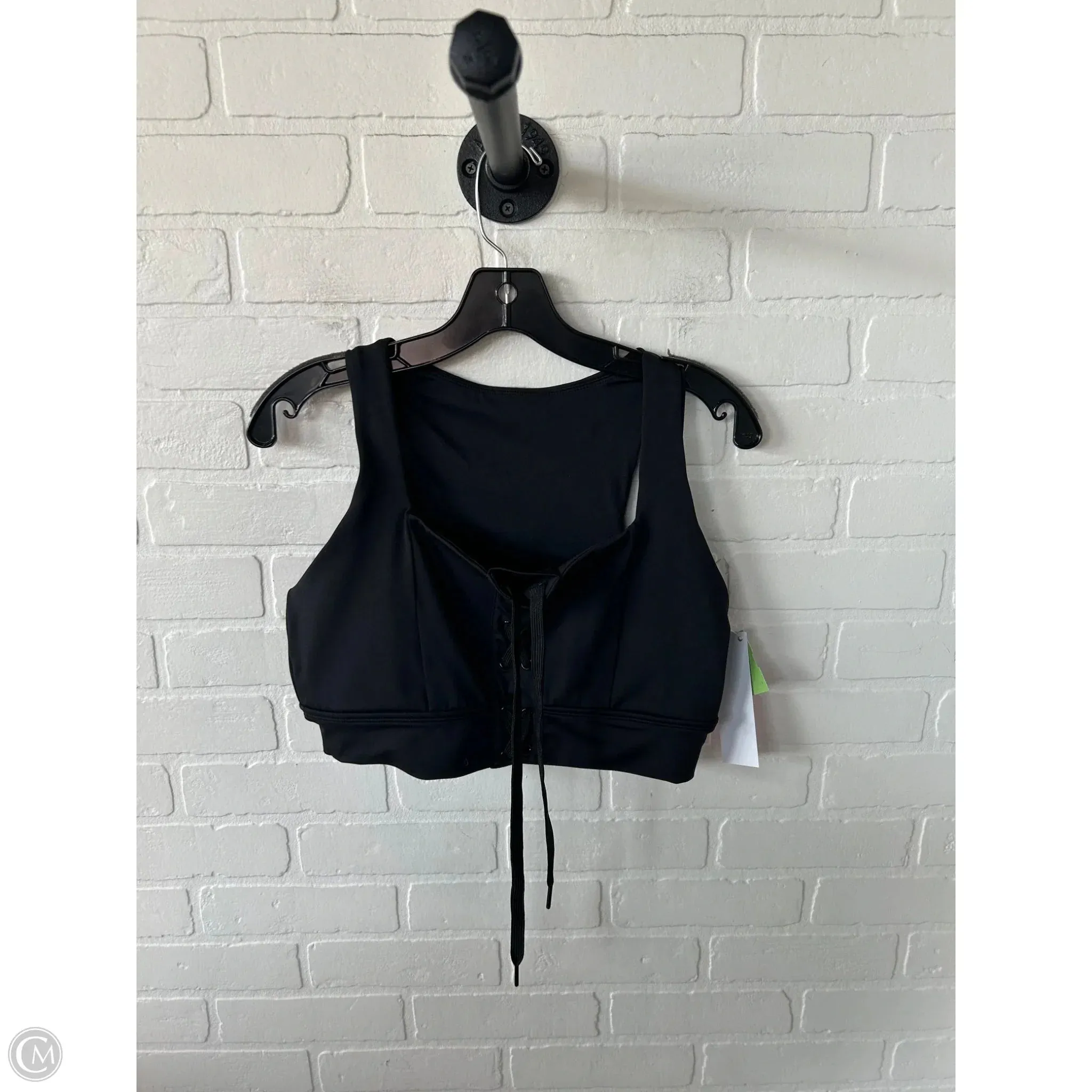 Athletic Bra By Clothes Mentor In Black, Size: Xl