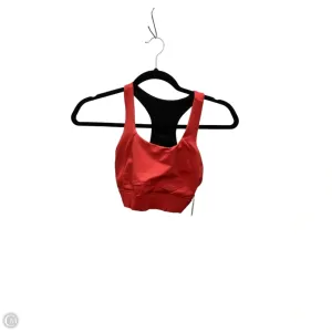 Athletic Bra By Clothes Mentor In Red, Size: S