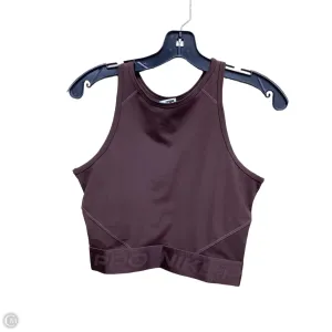 Athletic Bra By Nike In Brown, Size: S