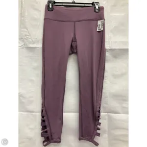Athletic Capris By 90 Degrees By Reflex In Purple, Size: S