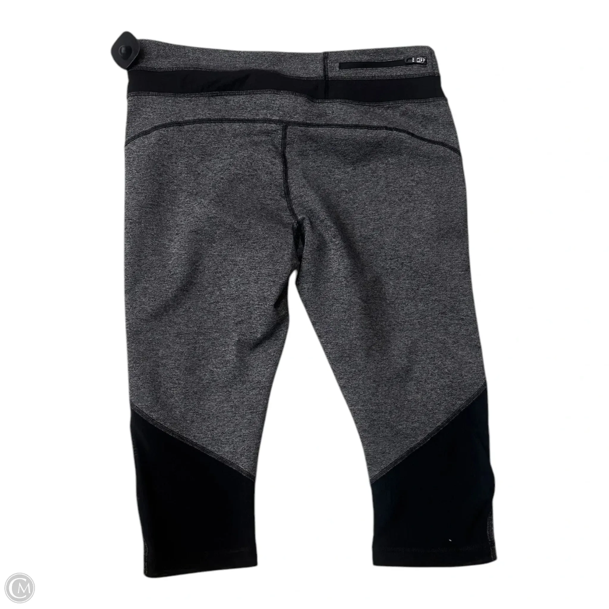 Athletic Capris By Lole In Black & Grey, Size: L