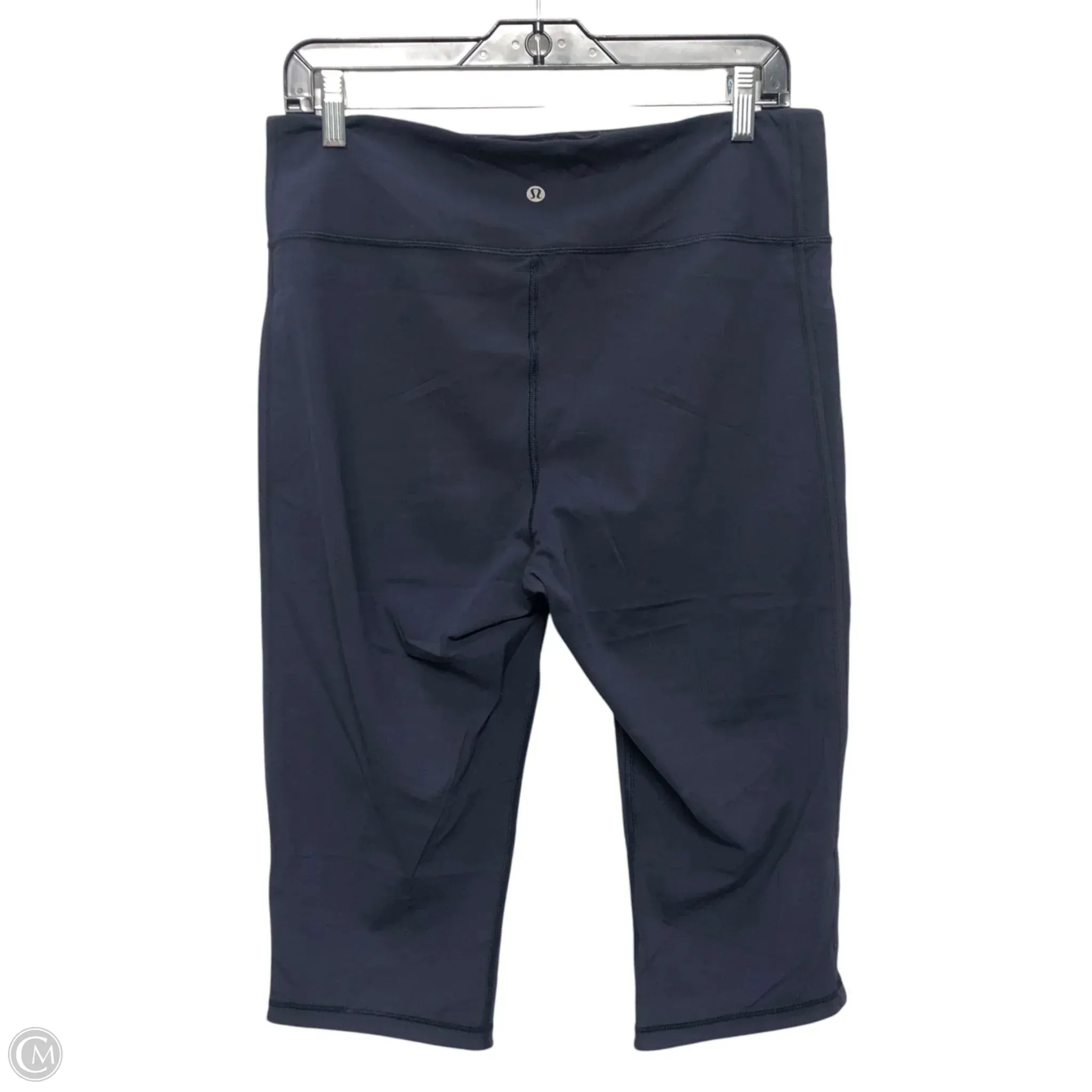 Athletic Capris By Lululemon In Blue, Size: 12