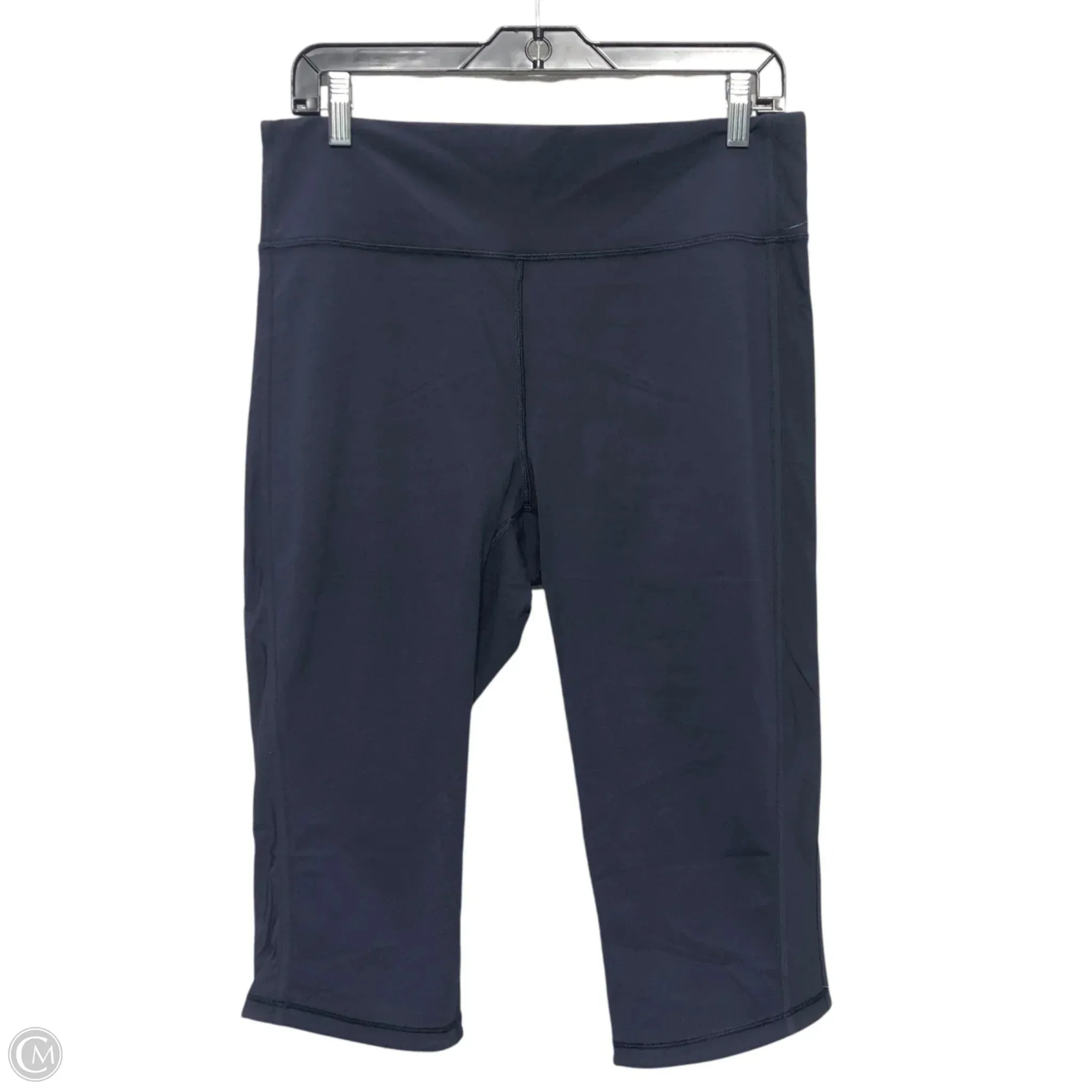 Athletic Capris By Lululemon In Blue, Size: 12