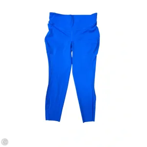 Athletic Capris By Lululemon In Blue, Size: L