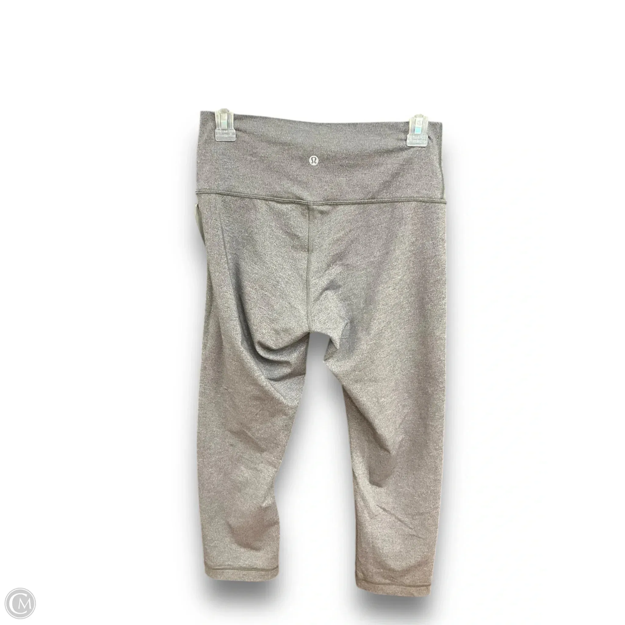 Athletic Capris By Lululemon In Grey, Size: 10
