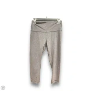 Athletic Capris By Lululemon In Grey, Size: 10