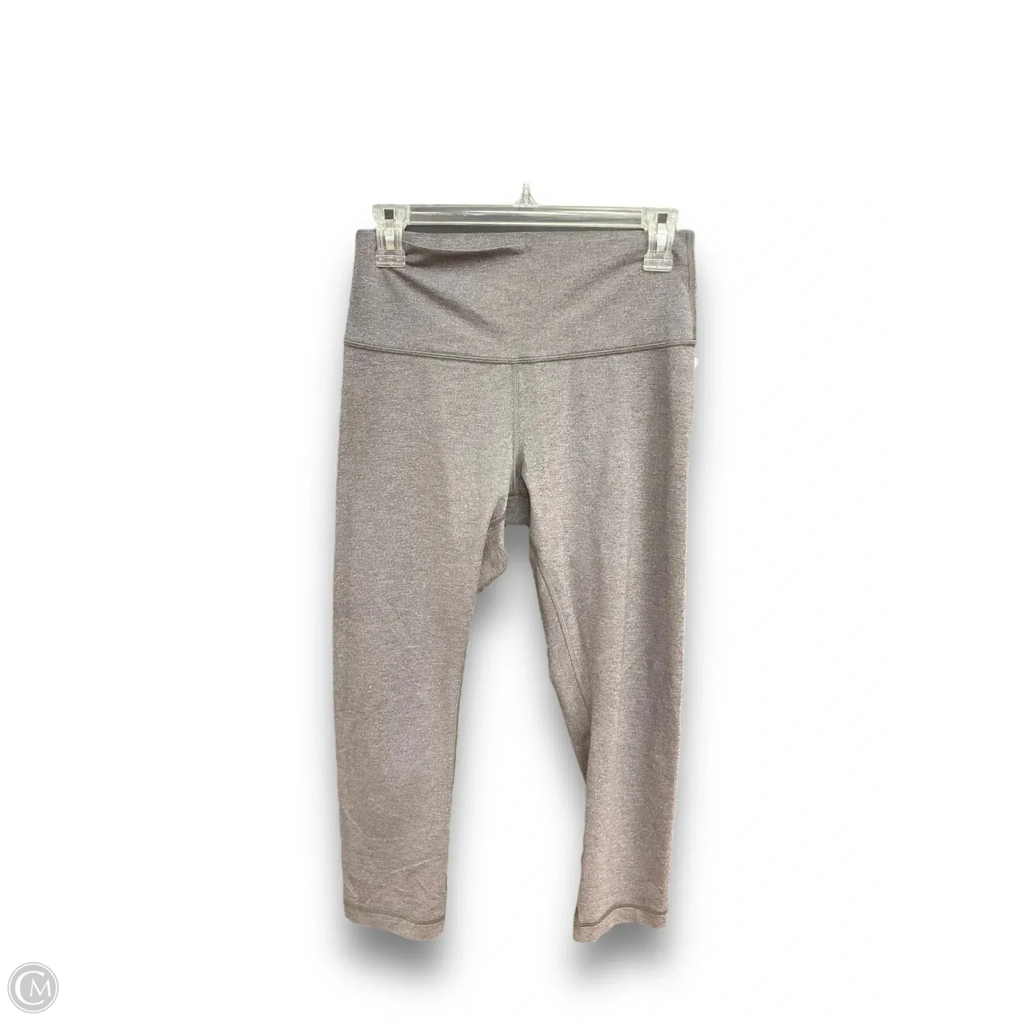 Athletic Capris By Lululemon In Grey, Size: 10