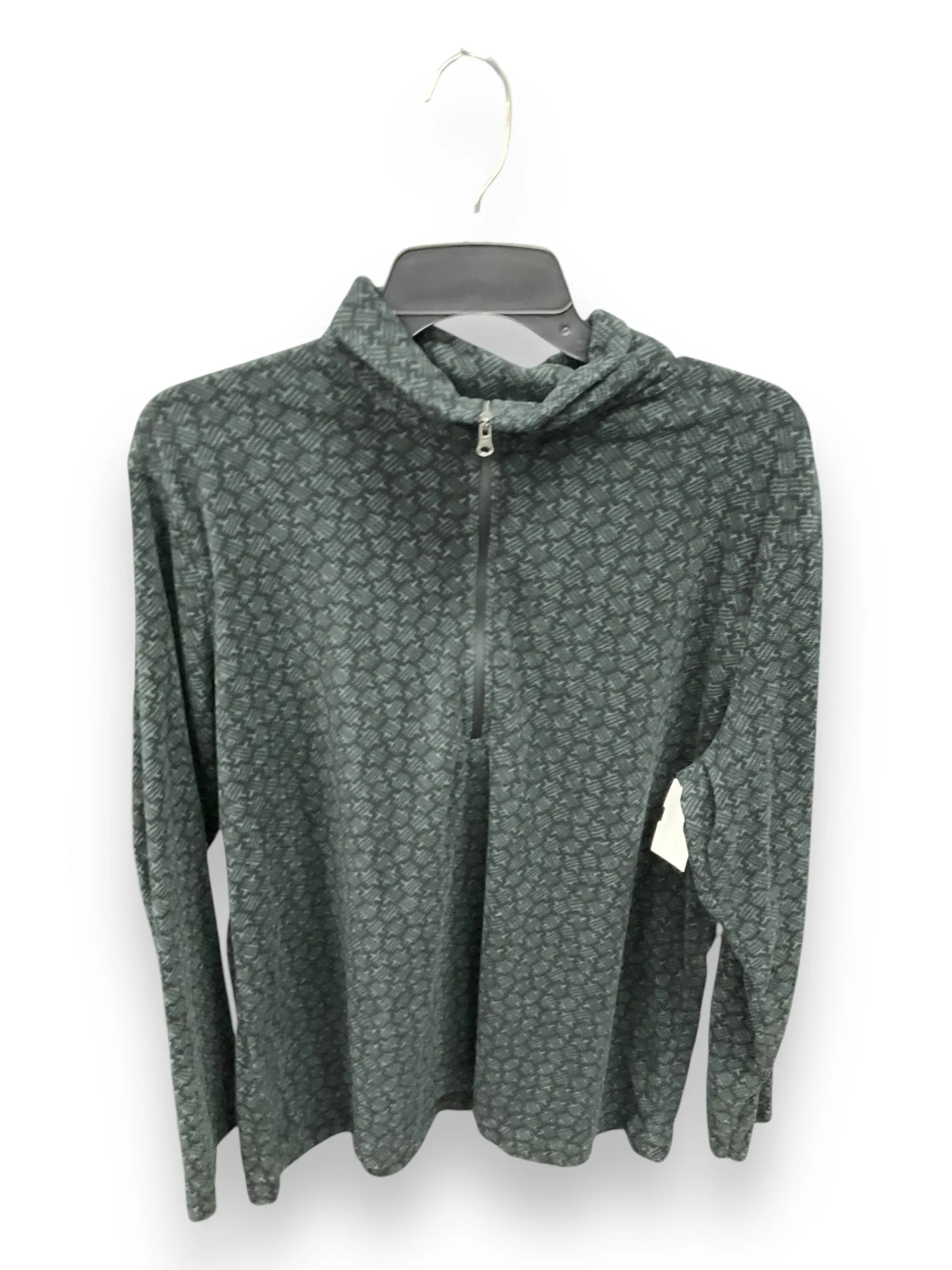Athletic Fleece By Columbia In Black & Grey, Size: 1x