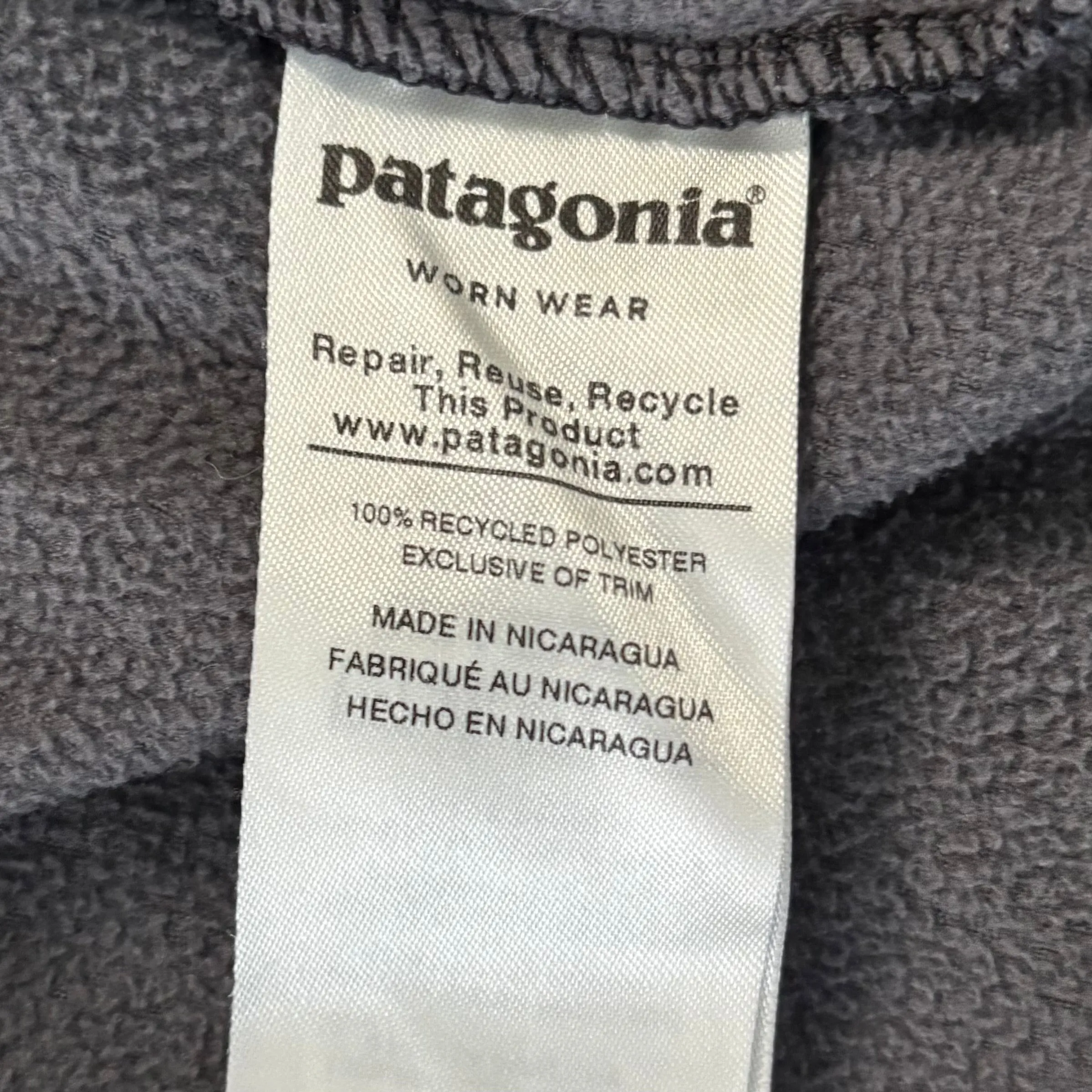 Athletic Fleece By Patagonia In Grey, Size: L