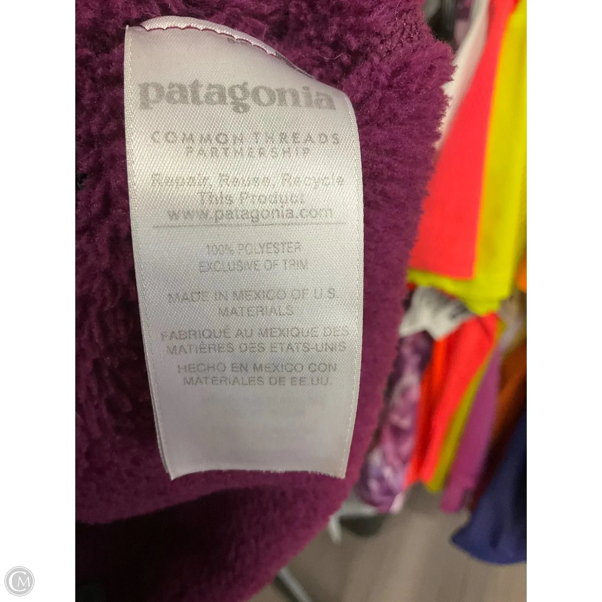 Athletic Fleece By Patagonia In Purple, Size: Xs
