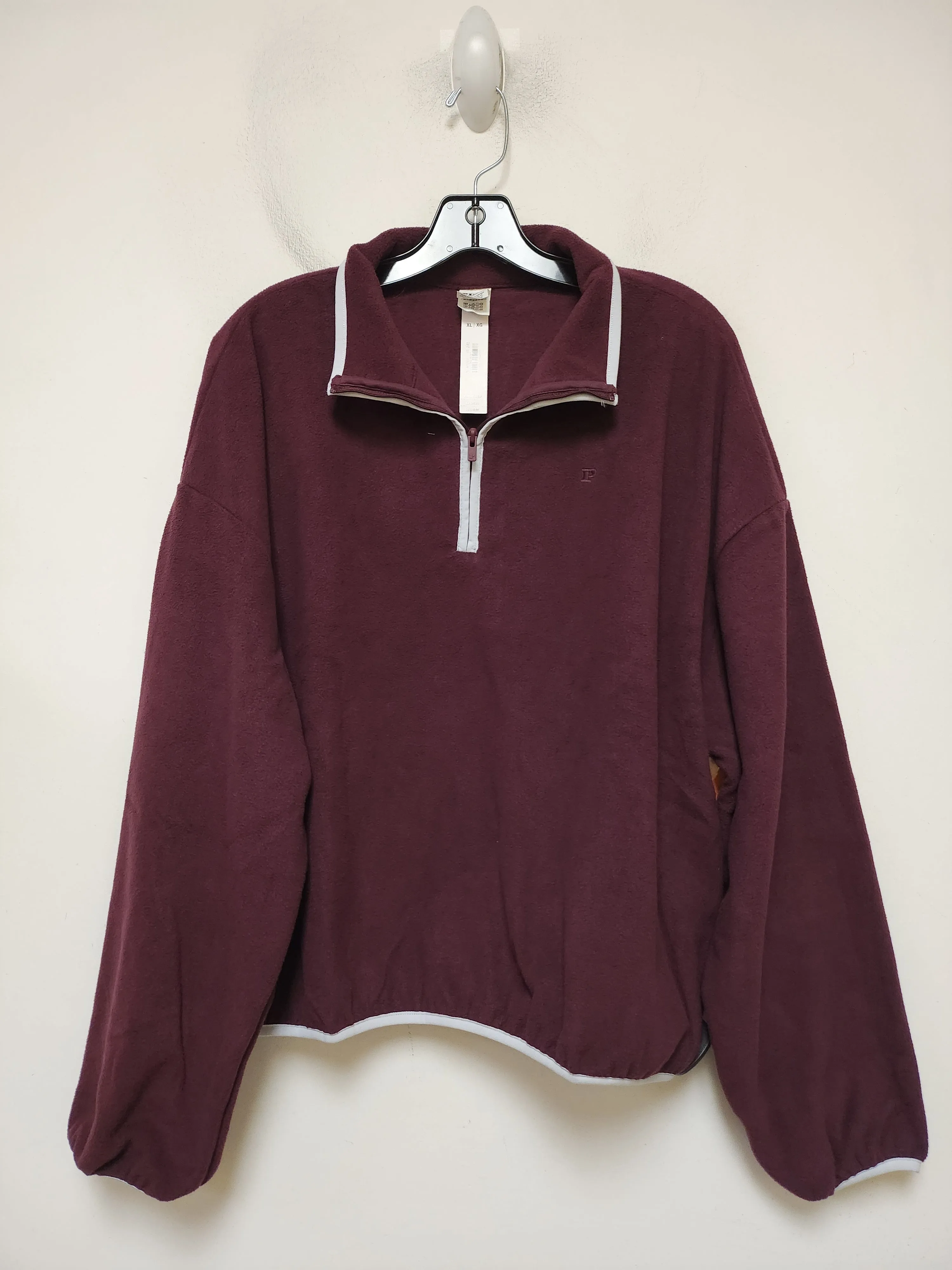 Athletic Fleece By Pink In Maroon, Size: Xl
