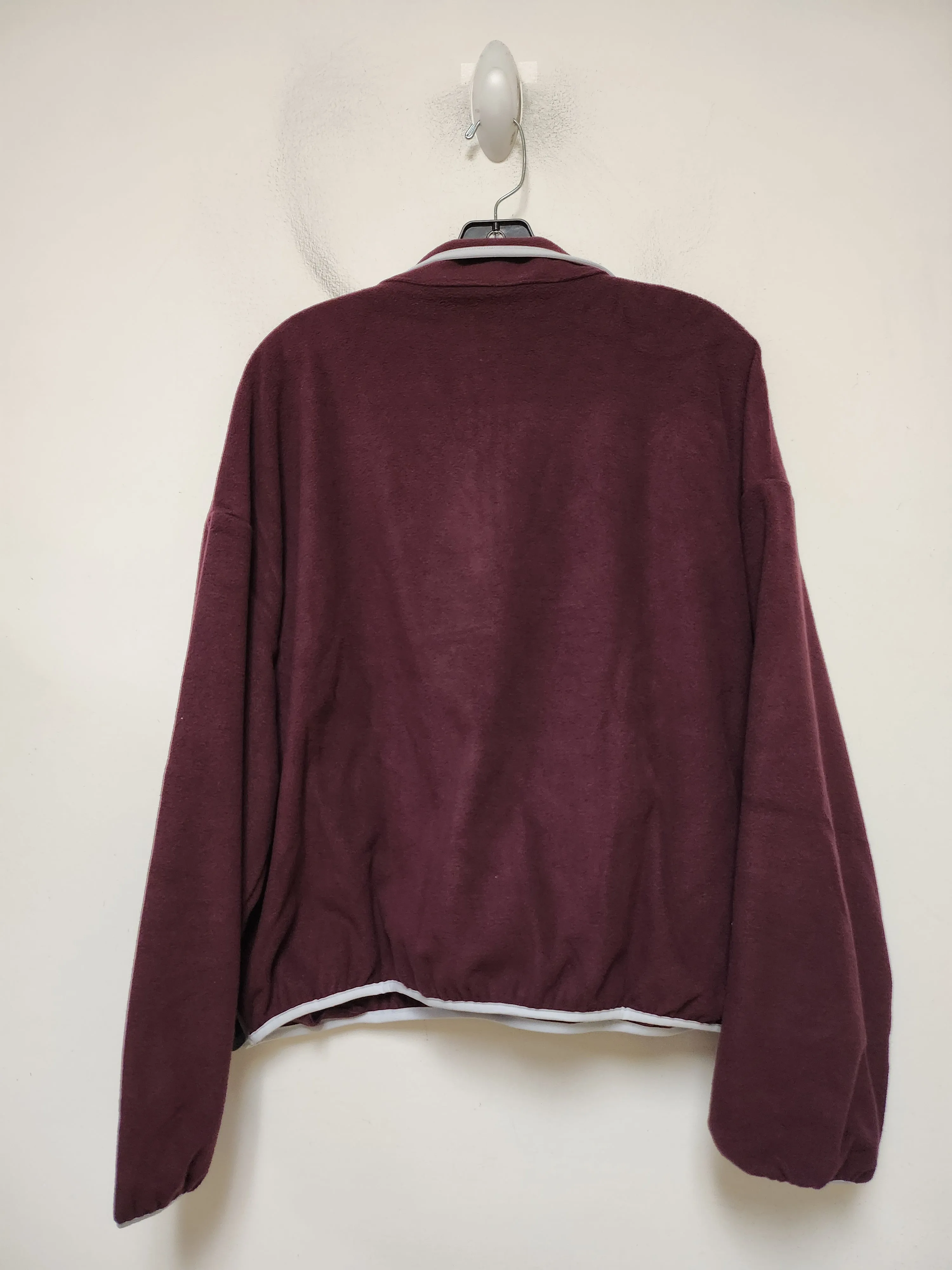 Athletic Fleece By Pink In Maroon, Size: Xl