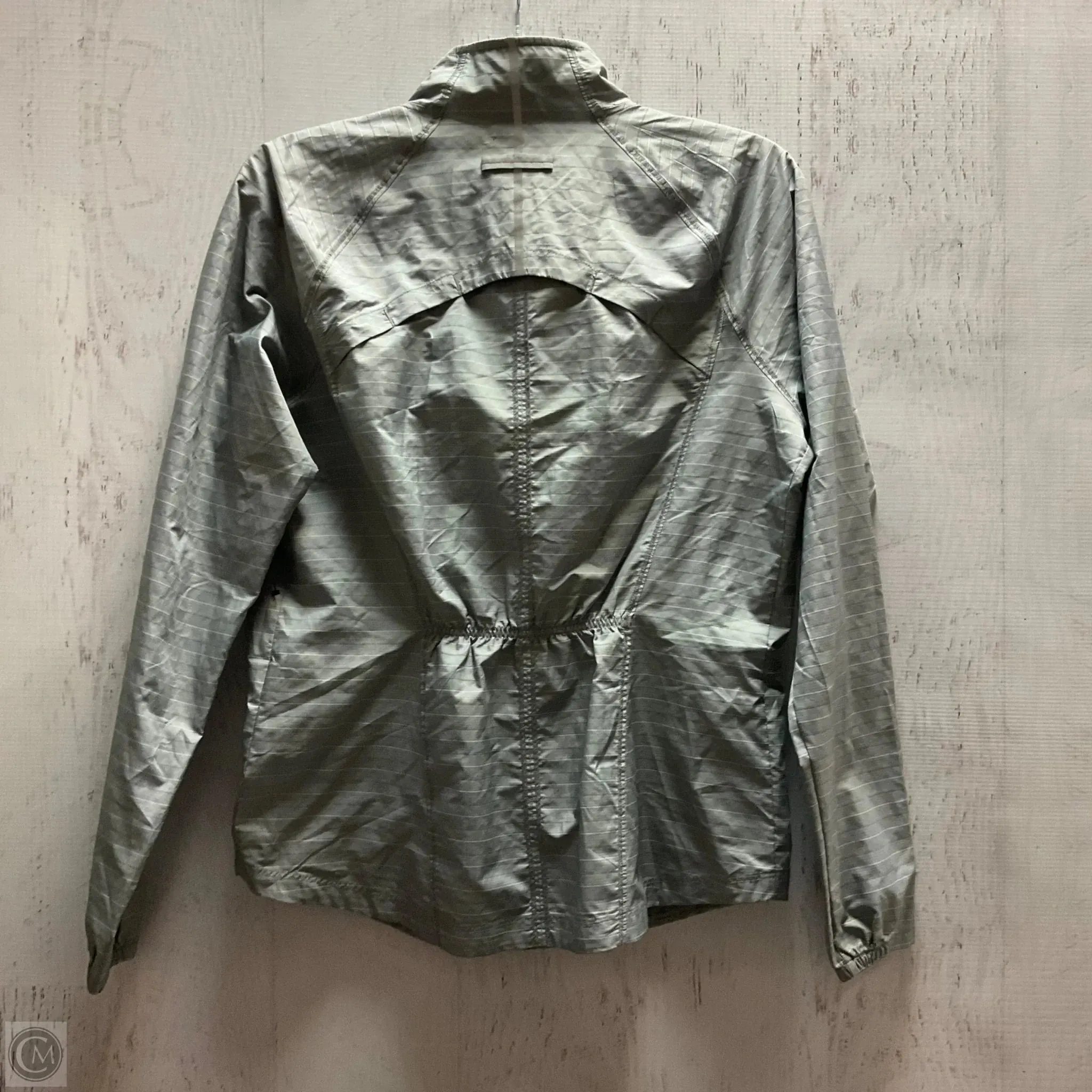 Athletic Jacket By Athleta In Grey, Size: M