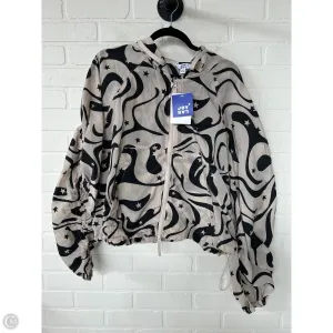 Athletic Jacket By Joy Lab In Black & Tan, Size: Xxl