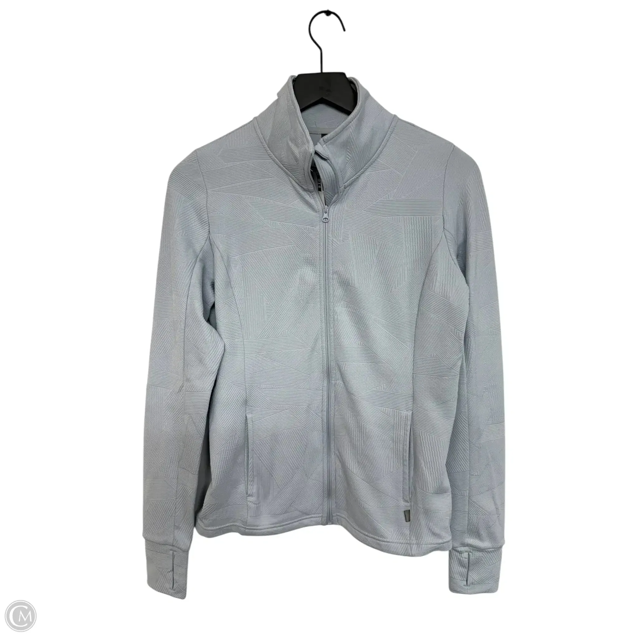Athletic Jacket By Mondetta In Blue, Size: S
