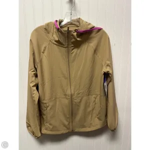Athletic Jacket By Reel Legends In Tan, Size: M