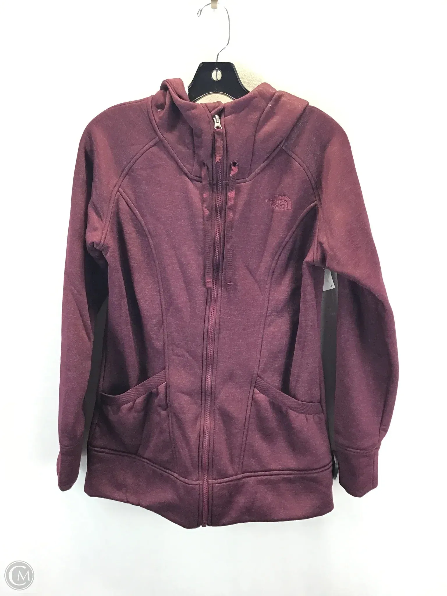 Athletic Jacket By The North Face In Maroon, Size: Sp
