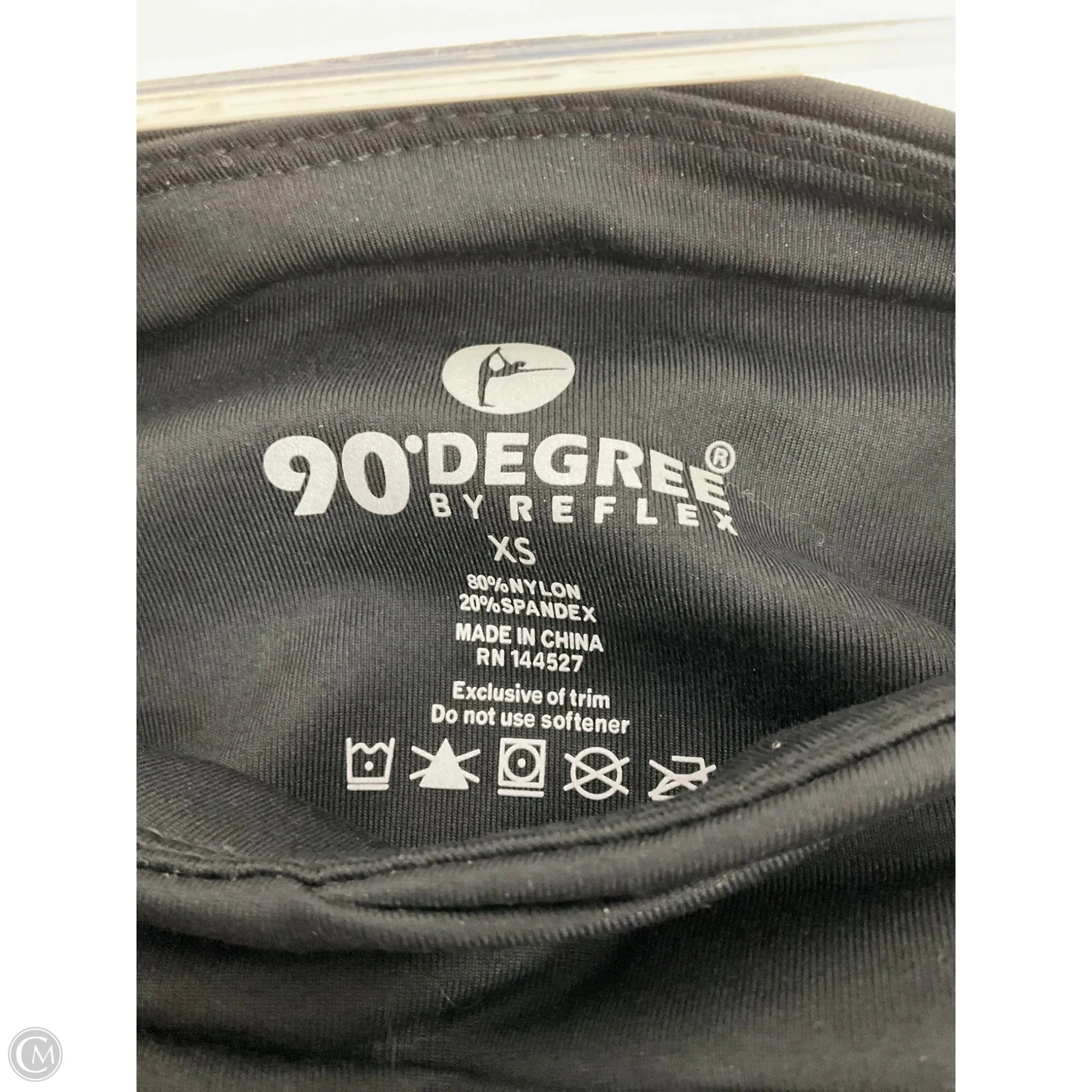 Athletic Leggings By 90 Degrees By Reflex In Black, Size: Xs
