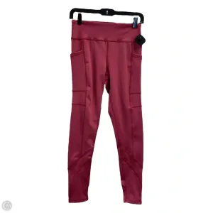 Athletic Leggings By Clothes Mentor In Red, Size: S
