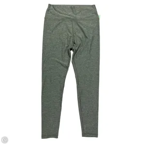 Athletic Leggings By Cmc In Green, Size: L