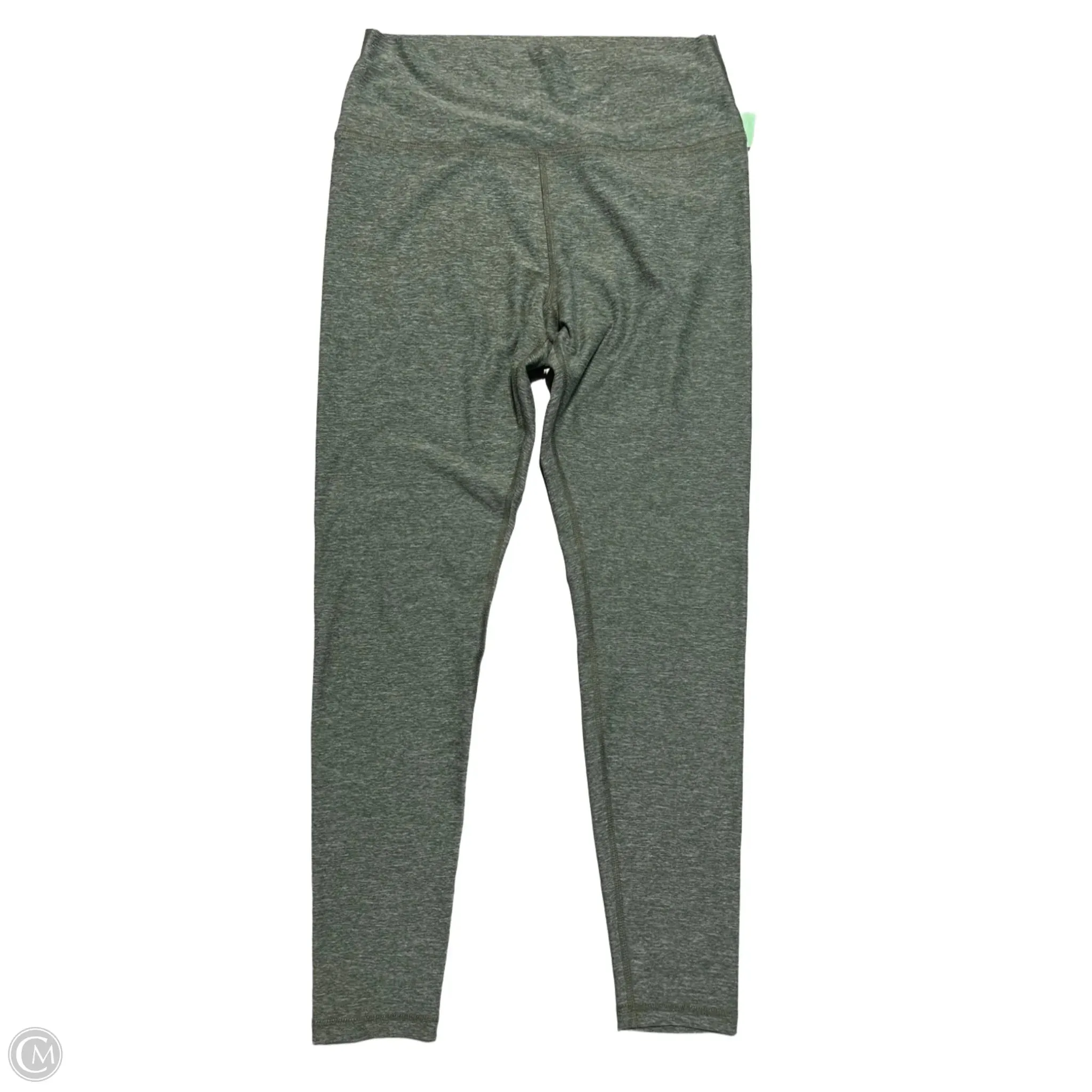 Athletic Leggings By Cmc In Green, Size: L