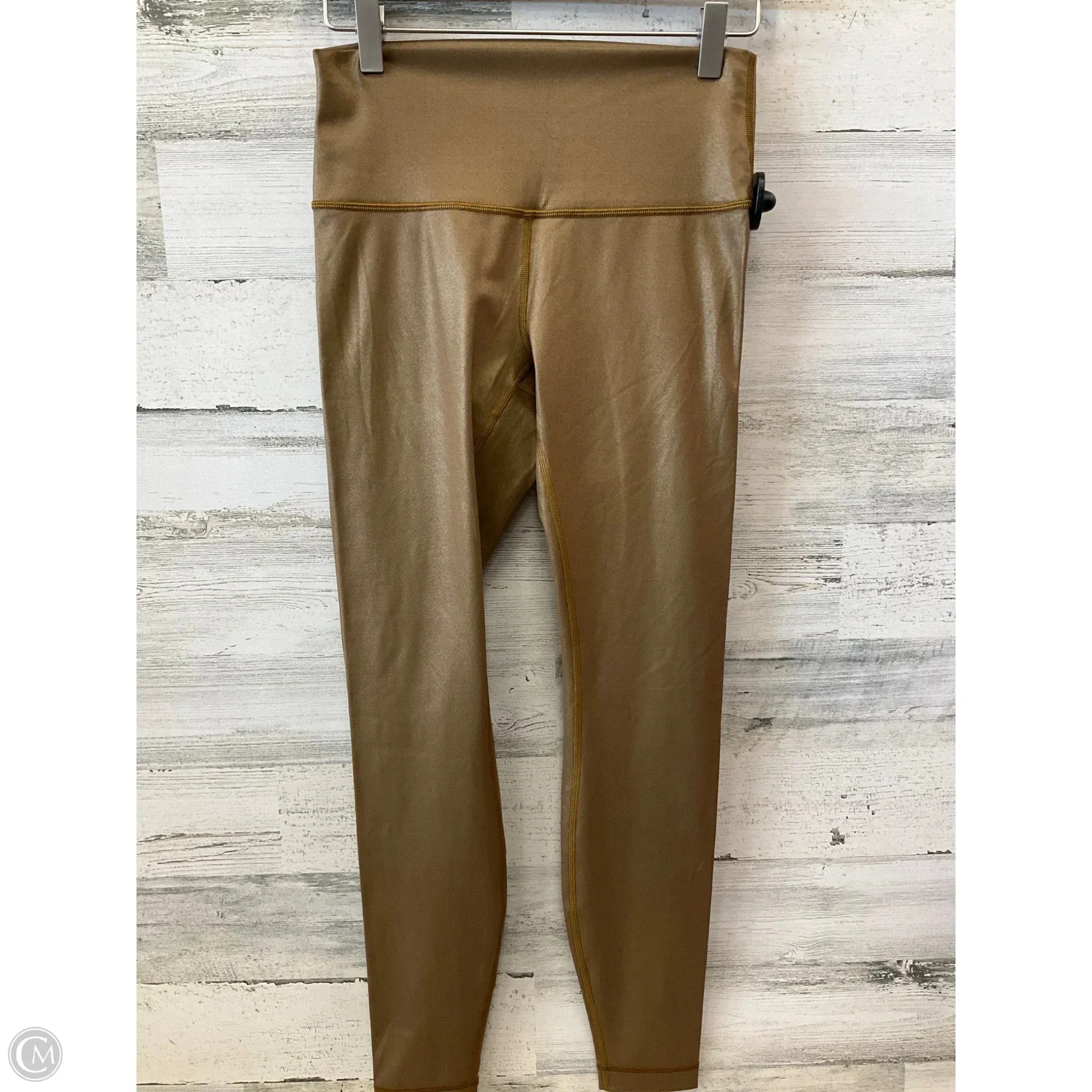 Athletic Leggings By Lululemon In Gold, Size: 6