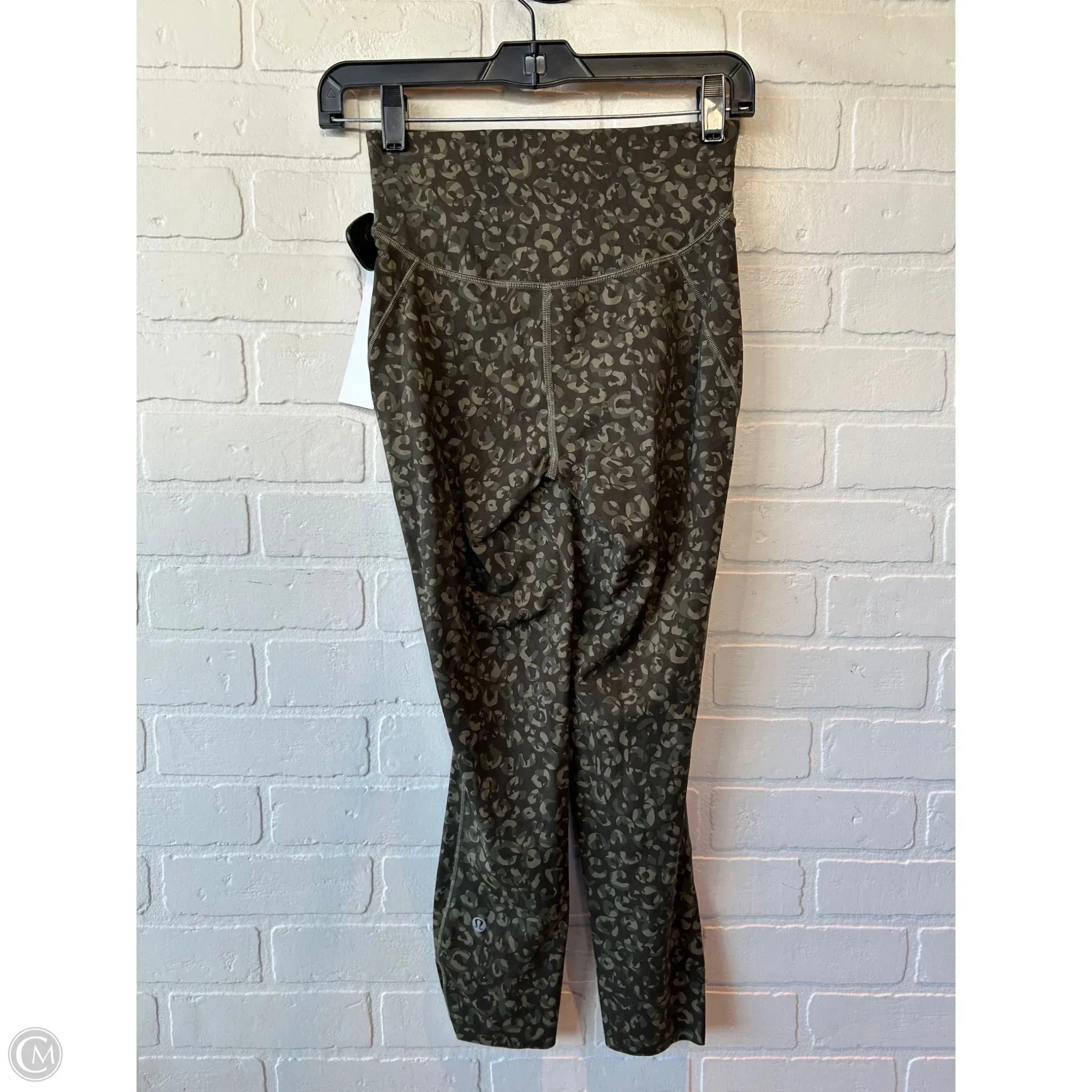 Athletic Leggings By Lululemon In Green, Size: 4