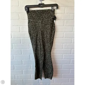 Athletic Leggings By Lululemon In Green, Size: 4