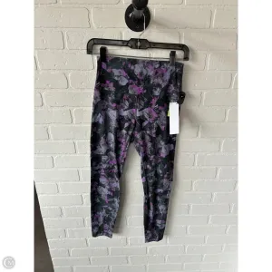 Athletic Leggings By Lululemon In Grey & Purple, Size: 6