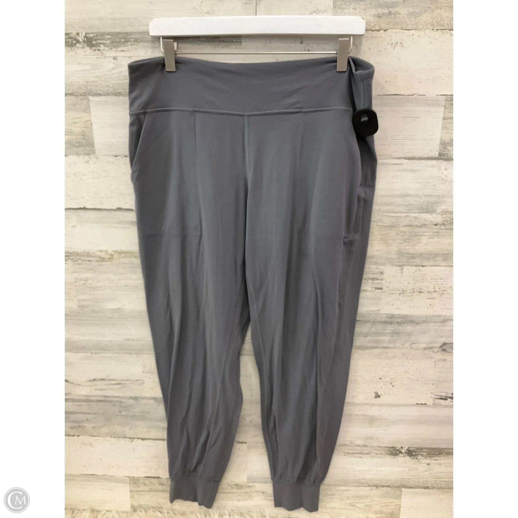 Athletic Leggings By Lululemon In Grey, Size: 14