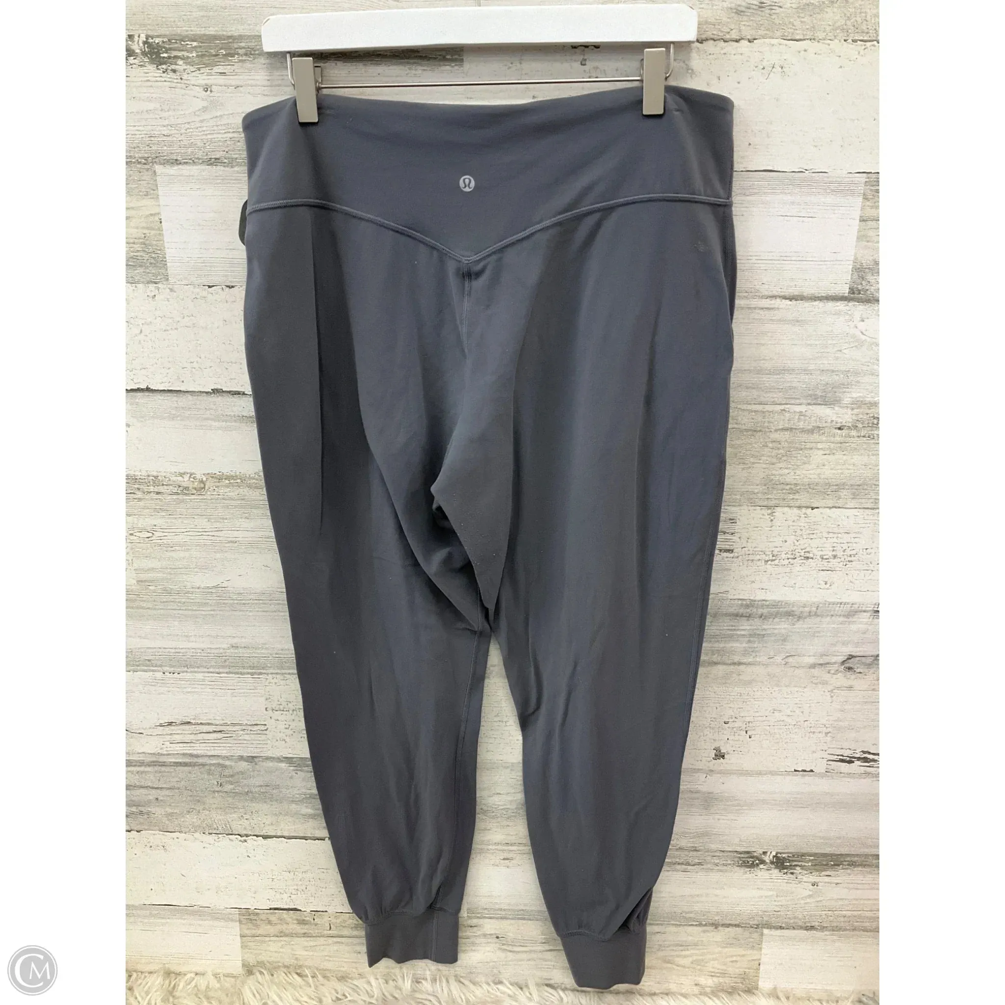 Athletic Leggings By Lululemon In Grey, Size: 14