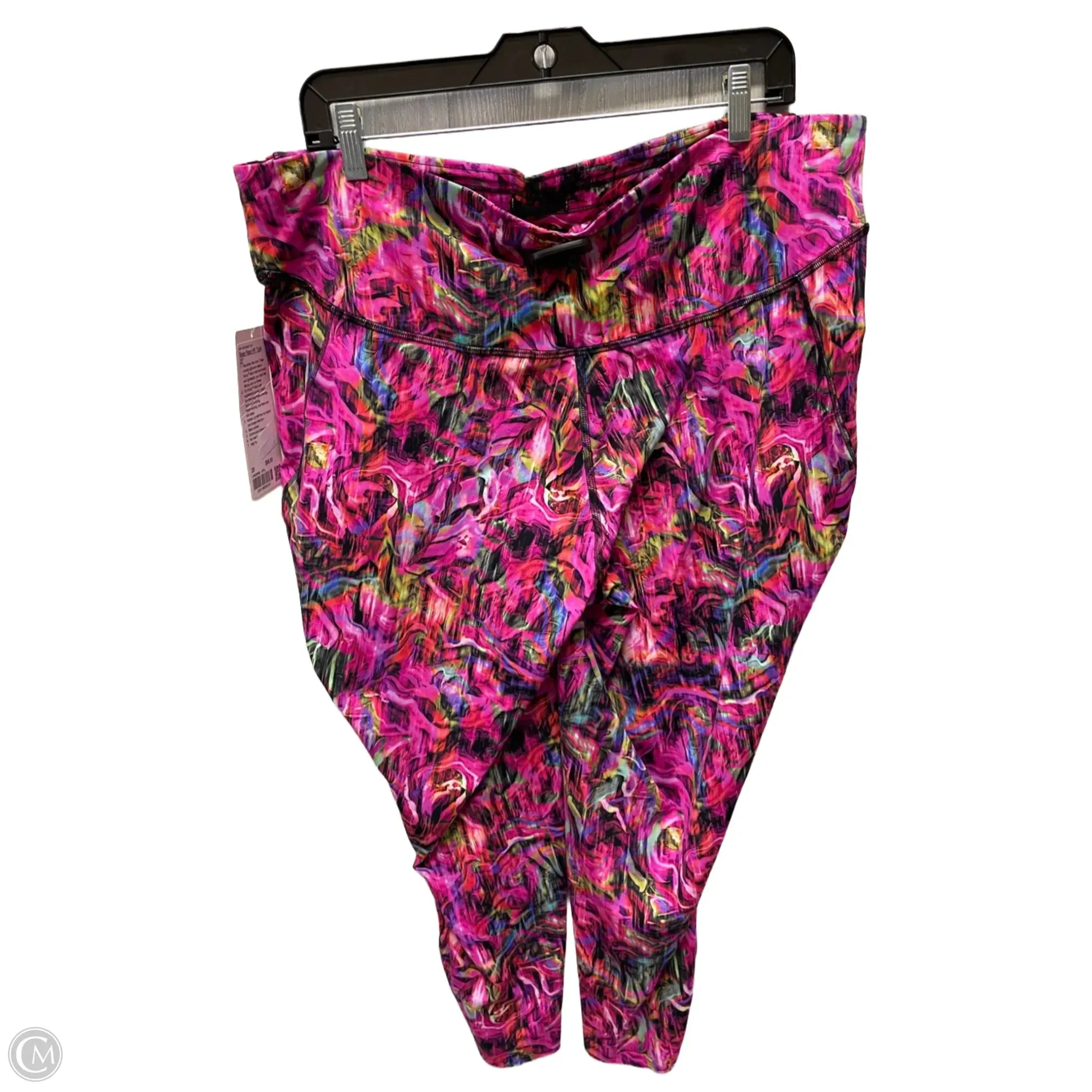 Athletic Leggings By Lululemon In Multi-colored, Size: 2x
