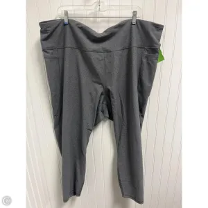 Athletic Leggings By Old Navy In Grey, Size: 4x