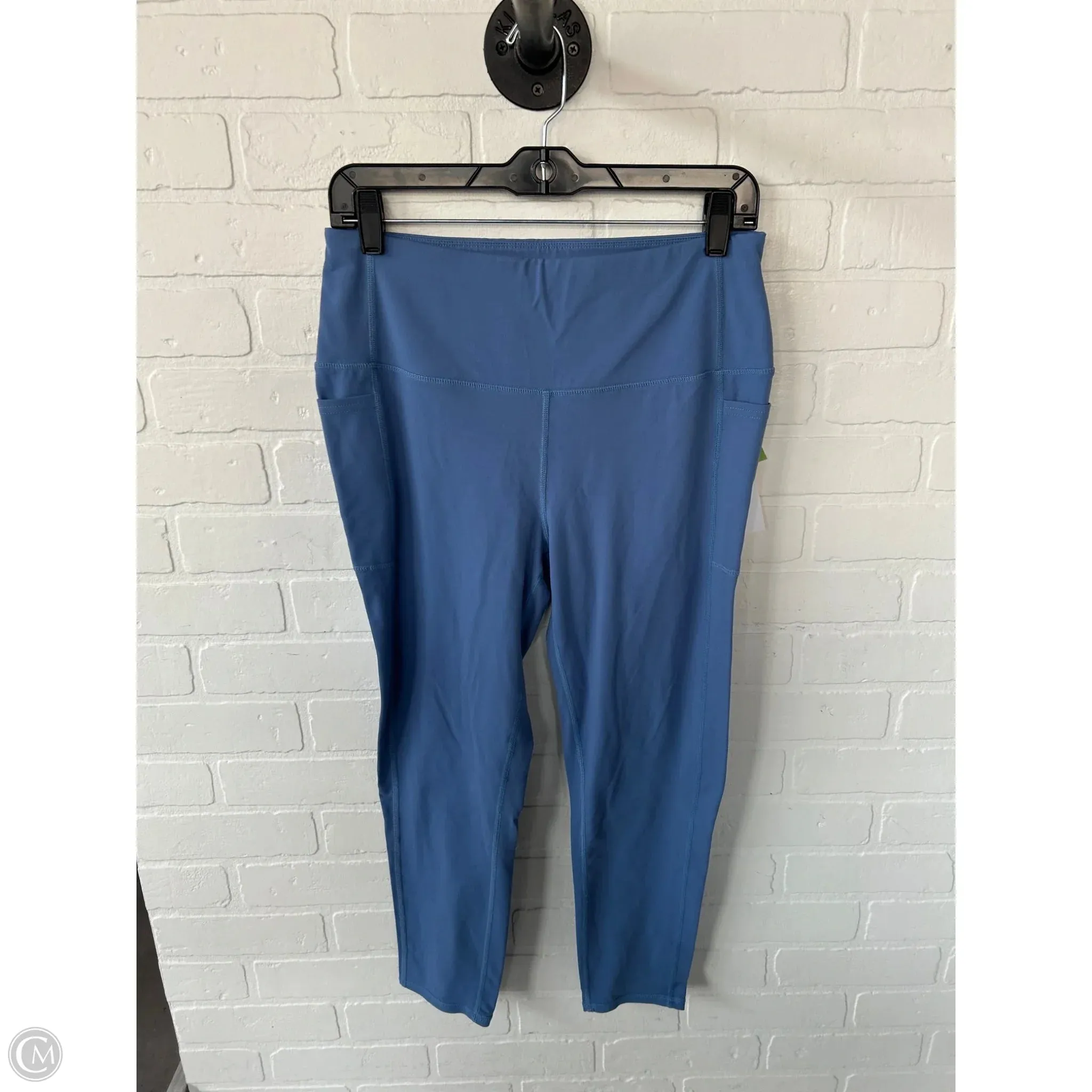 Athletic Leggings By Skechers In Blue, Size: 12