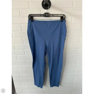 Athletic Leggings By Skechers In Blue, Size: 12