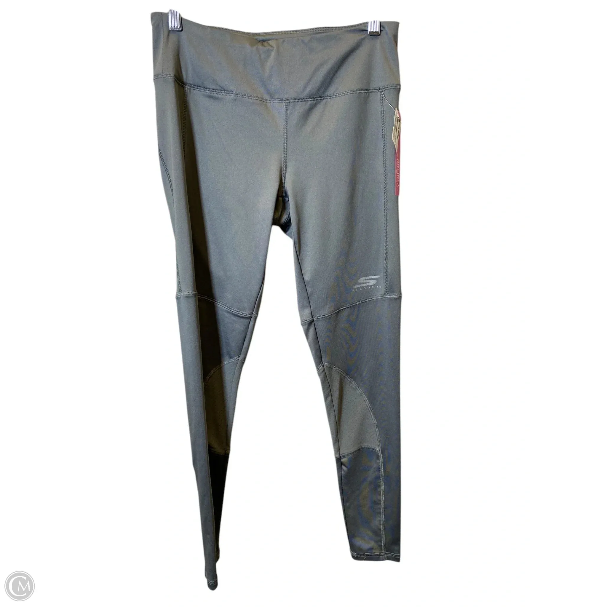 Athletic Leggings By Skechers In Grey, Size: M