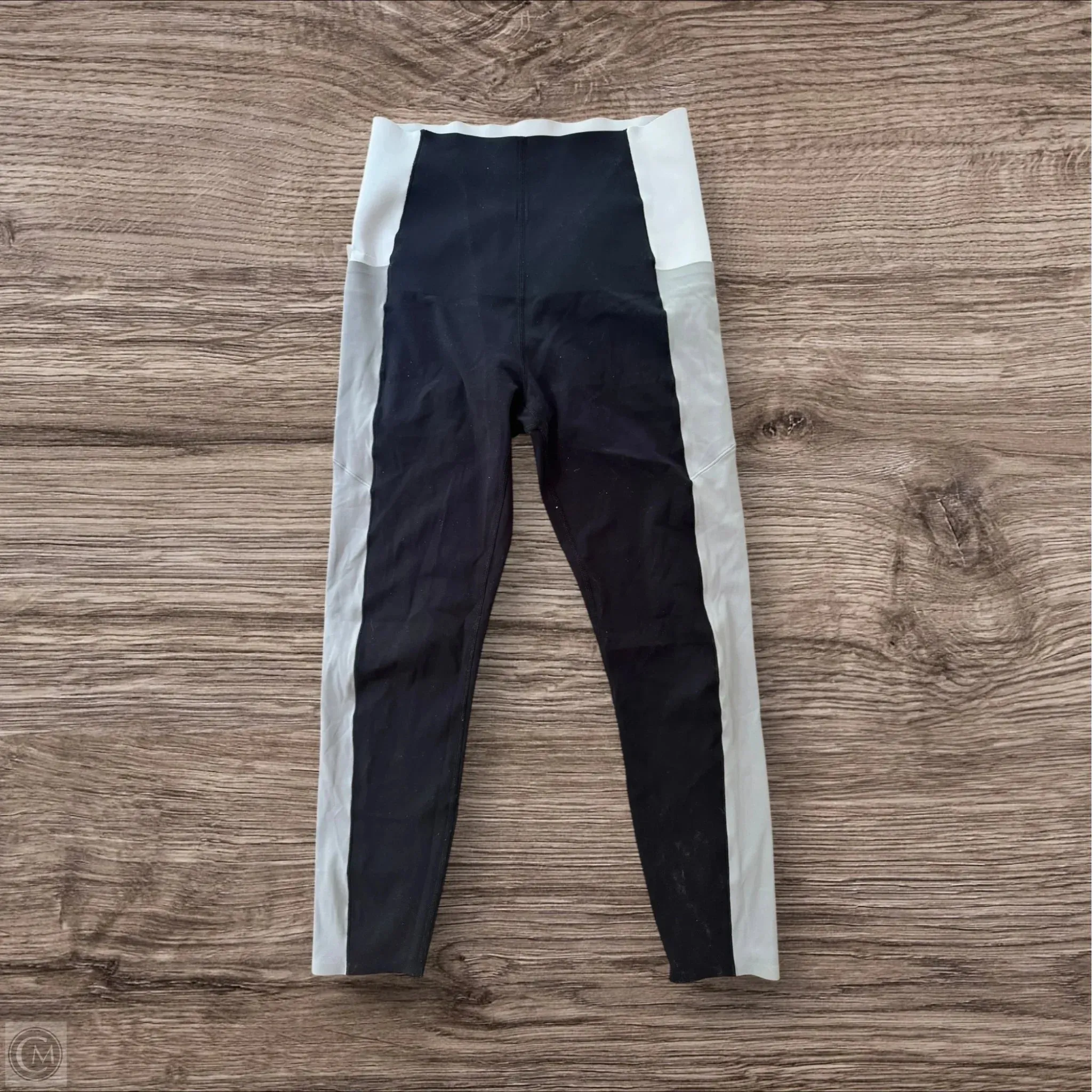 Athletic Leggings By Sweaty Betty In Black & Grey, Size: S