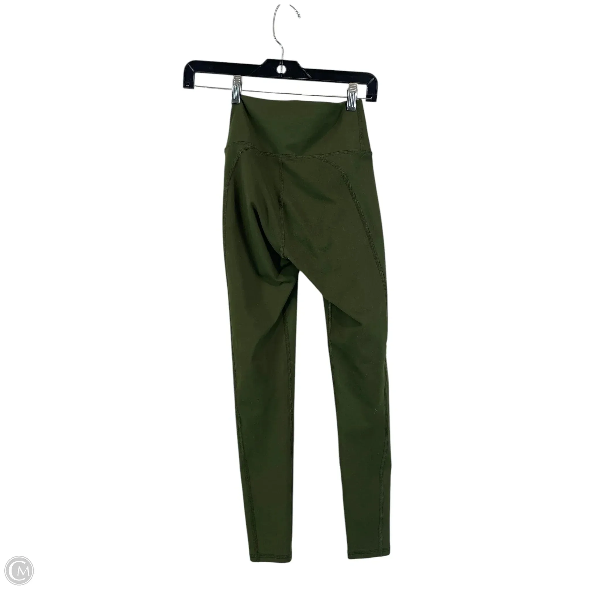Athletic Leggings Capris By Fabletics In Green, Size: Xxs