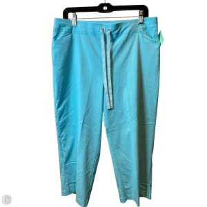 Athletic Pants By Chicos In Teal, Size: L