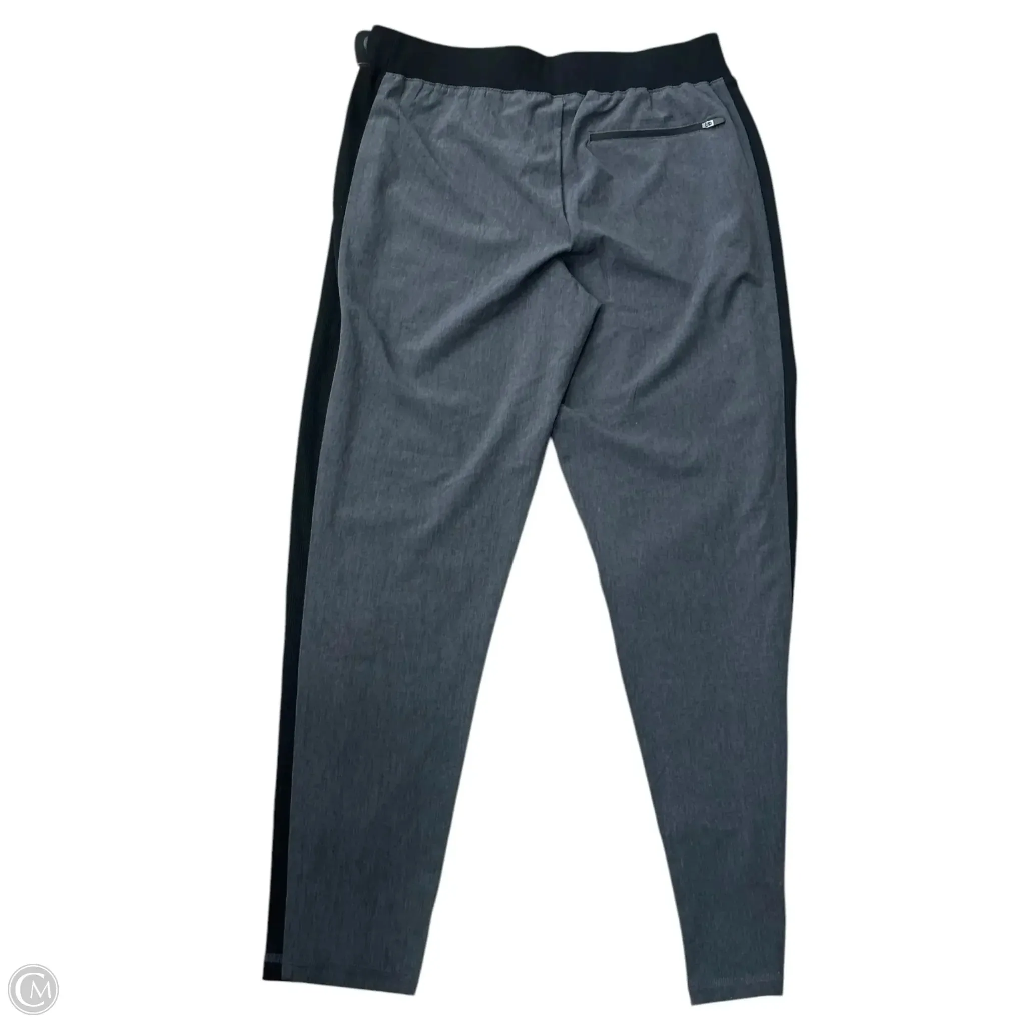 Athletic Pants By Clothes Mentor In Black & Grey, Size: Medium