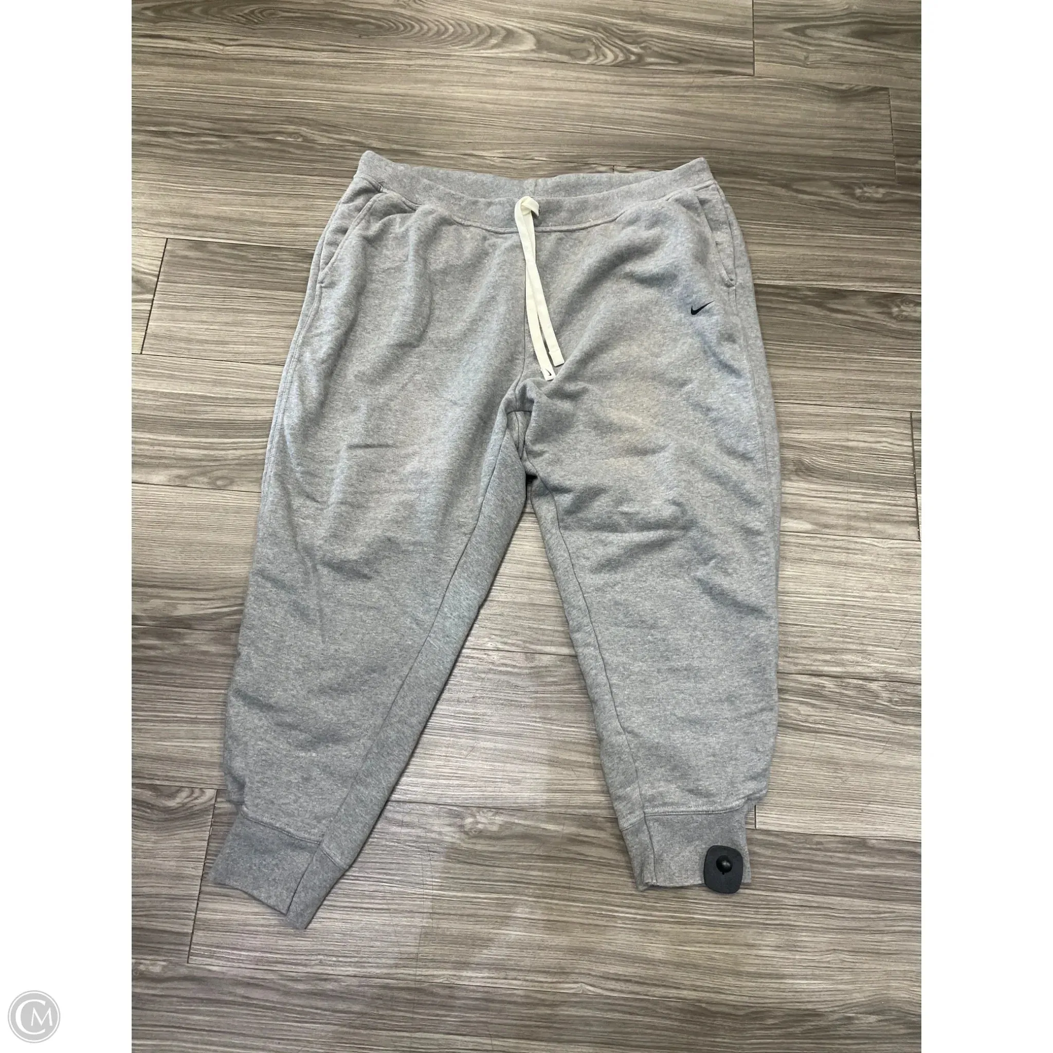 Athletic Pants By Nike In Grey, Size: 2x